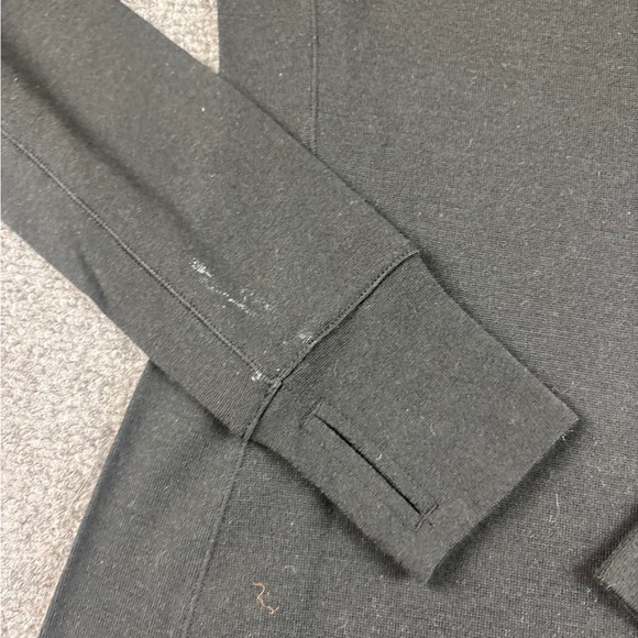 ICEBREAKER Women’s Black Granary 260 Merino Wool Long Sleeve 1/4 Zip Dress Small - Picture 5 of 13